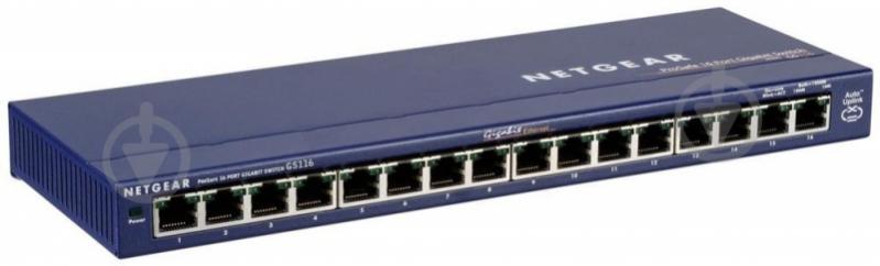 Коммутатор NETGEAR GS116GE - фото 2