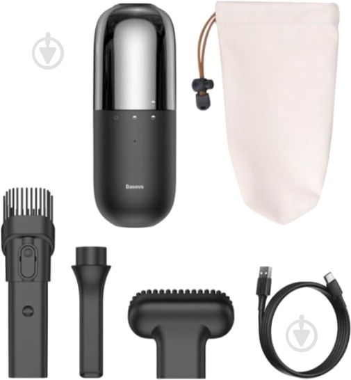 Пылесос автомобильный BASEUS C1 CLEANER (CRXCQC1-01) BLACK - фото 5