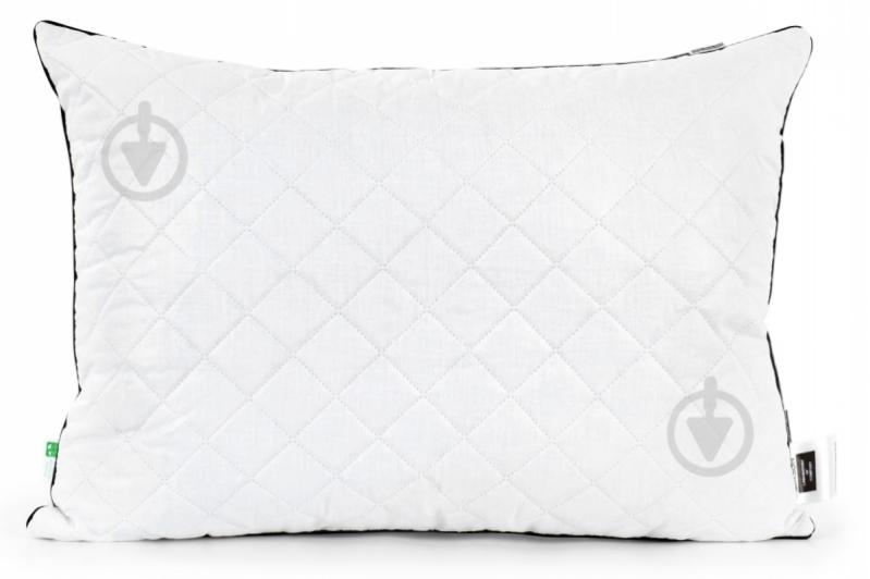 Подушка №1488 Royal Pearl Memory foam пружна MirSon 40x40 см білий - фото 1