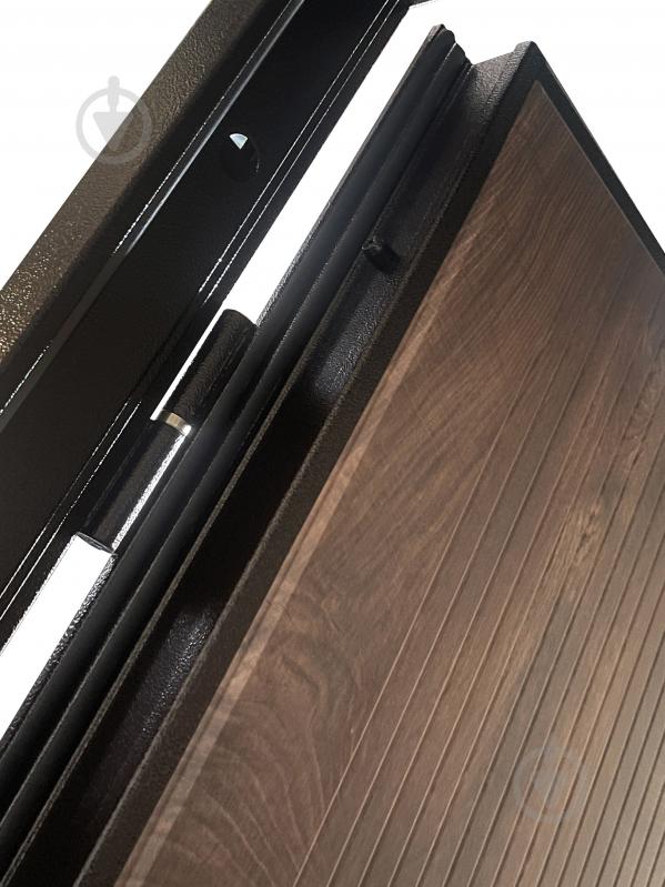 Дверь входная Двері БЦ Хотин (спил коньячный) медь 2050х860 мм правая - фото 7