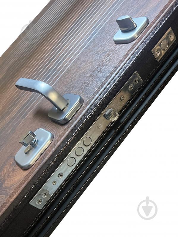 Дверь входная Двері БЦ Хотин (спил коньячный) медь 2050х860 мм правая - фото 8