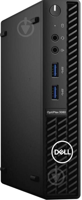 Неттоп Dell OptiPlex 3080 MFF (N021O3080MFF_UBU) black - фото 2