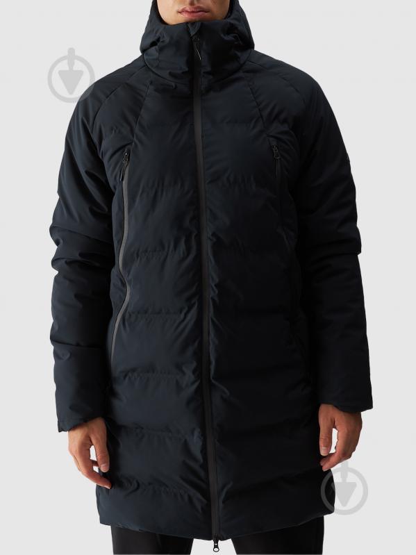 Пуховик чоловічий зимовий 4F DOWN JACKET M489 4FWAW24TDJAM489-20S р.S чорний - фото 6