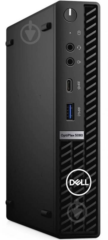 Неттоп Dell OptiPlex 5080 MFF (N010O5080MFF) black - фото 3