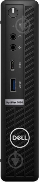 Неттоп Dell OptiPlex 7080 MFF (N012O7080MFF) black - фото 2