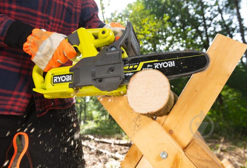 Пила цепная аккумуляторная RYOBI ONE+ RY18CS20A-0 - фото 4