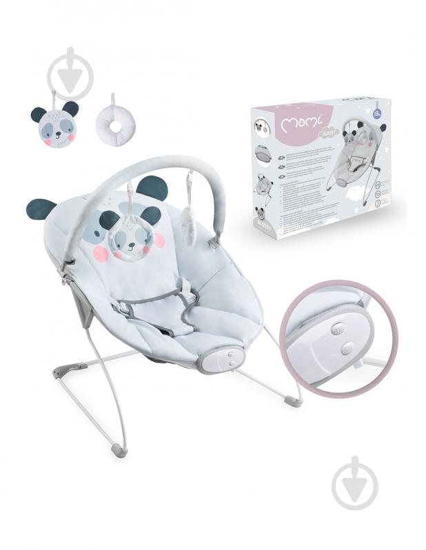 Шезлонг MoMi GLOSSY Panda BULE00003 - фото 2