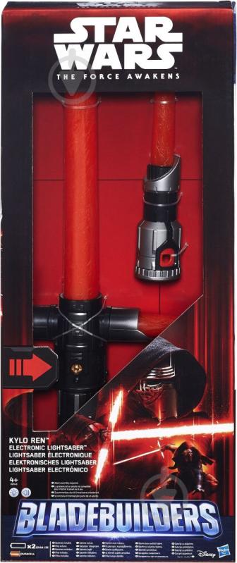 Игрушечное оружие Hasbro Star Wars Световой меч Кайло Рена B2948 - фото 3