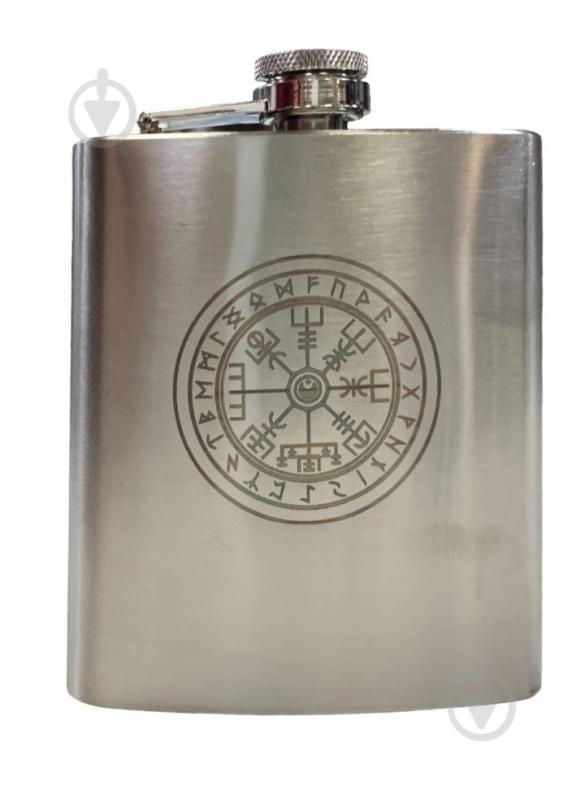 Фляга 4PROFI Рунный компас 7OZ 200 мл - фото 1
