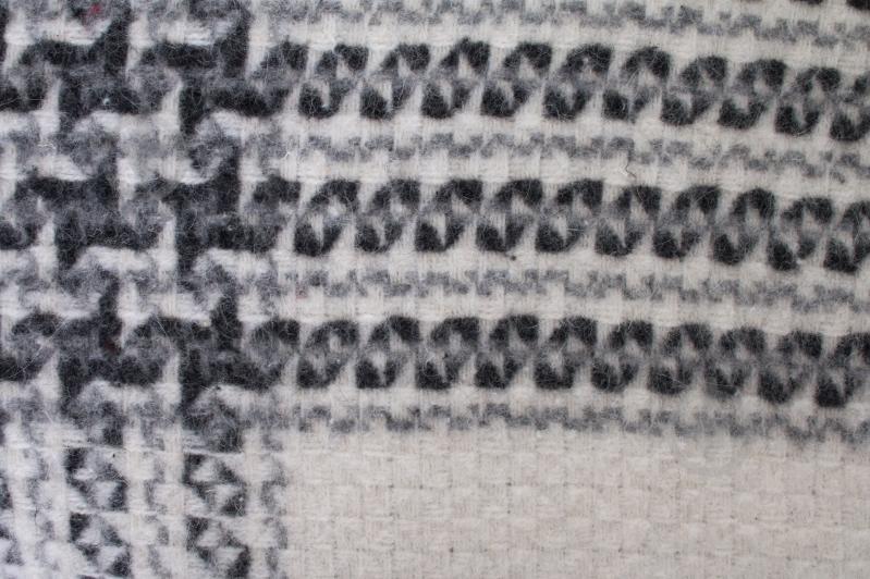 Плед Cappuccino 200x220 см белый с черным Vladi - фото 2