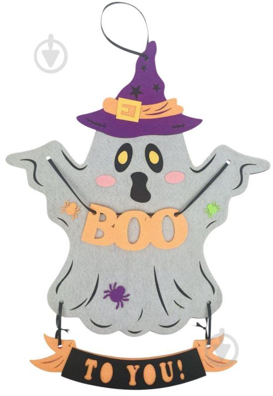 Подвес из фетра Аплі Краплі 2 мм "Хэллоуинское привидение" - фото 1