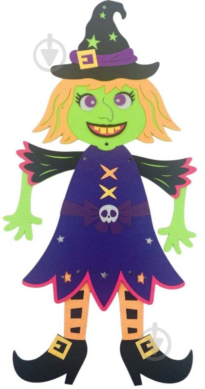 Подвес из фетра Аплі Краплі "Ведьма" - фото 1