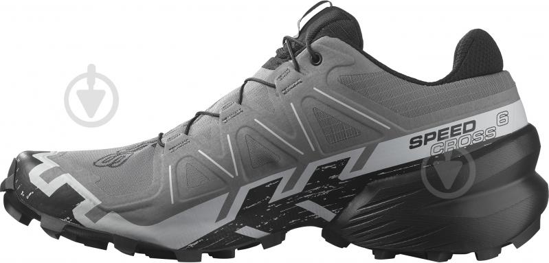 Кроссовки мужские демисезонные Salomon SPEEDCROSS 6 L41738000 р.41 1/3 серые - фото 2