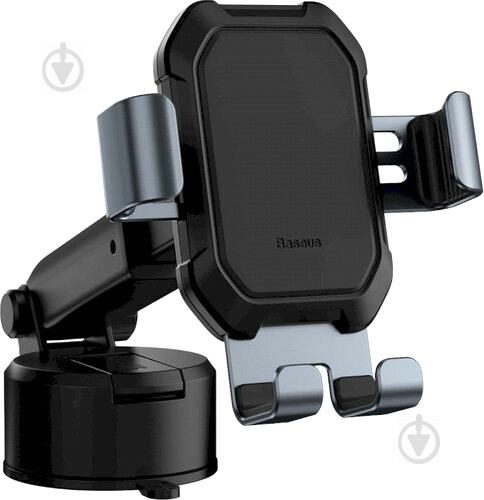 Тримач для телефона BASEUS Тank gravity car mount holder Tarnish Black (SUYL-TK01) чорний - фото 1