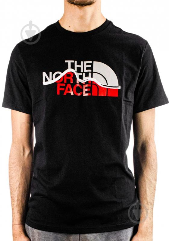 Футболка THE NORTH FACE M S/S MOUNTAIN LINE TEE NF0A7X1NJK31 р.M чорний - фото 3