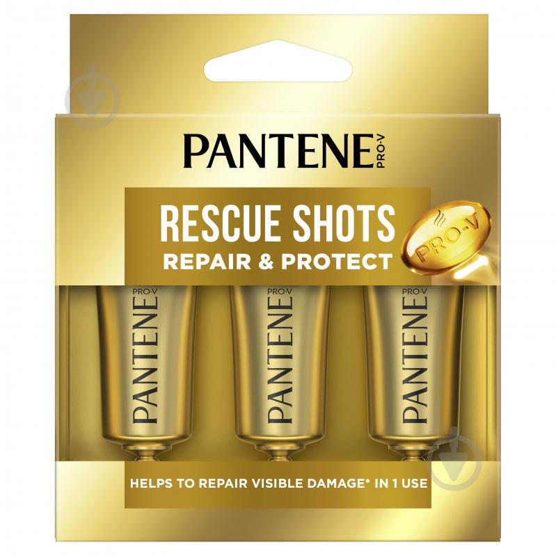 Масло для волос Pantene Pro-V 1 Minute Интенсивное восстановление (в ампулах 3x15 мл) - фото 1