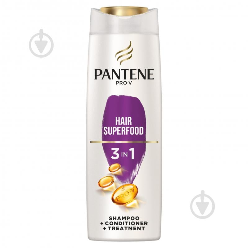 Шампунь 3 в 1 Pantene Pro-V Живильний коктель 360 мл - фото 1