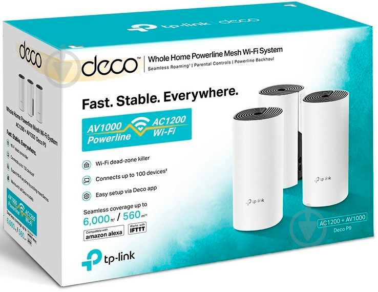 Wi-Fi-система TP-Link Deco P9 (3-pack) - фото 6