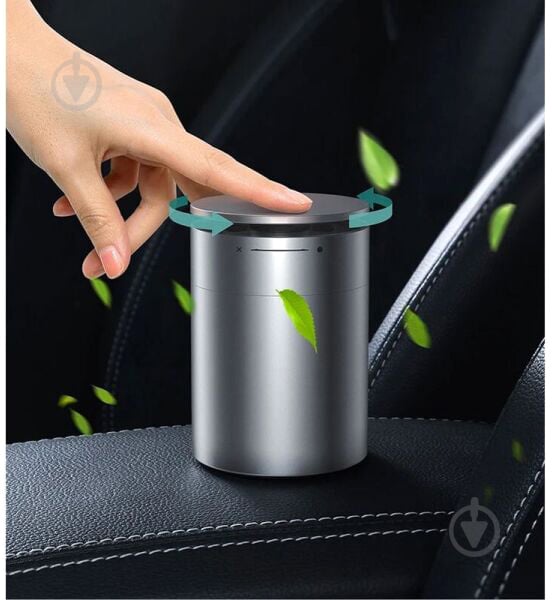 Ароматизатор на панель приладів BASEUS Minimalist Car CupHolder Air Freshener Оcean Silver (SUXUN-CE0S) свіжість - фото 4