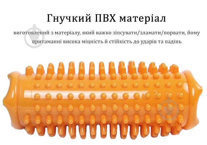 Массажный коврик EasyFit Ортопедический для стоп Acupoint с шипами оранжевый (EF-2752-OR) - фото 3