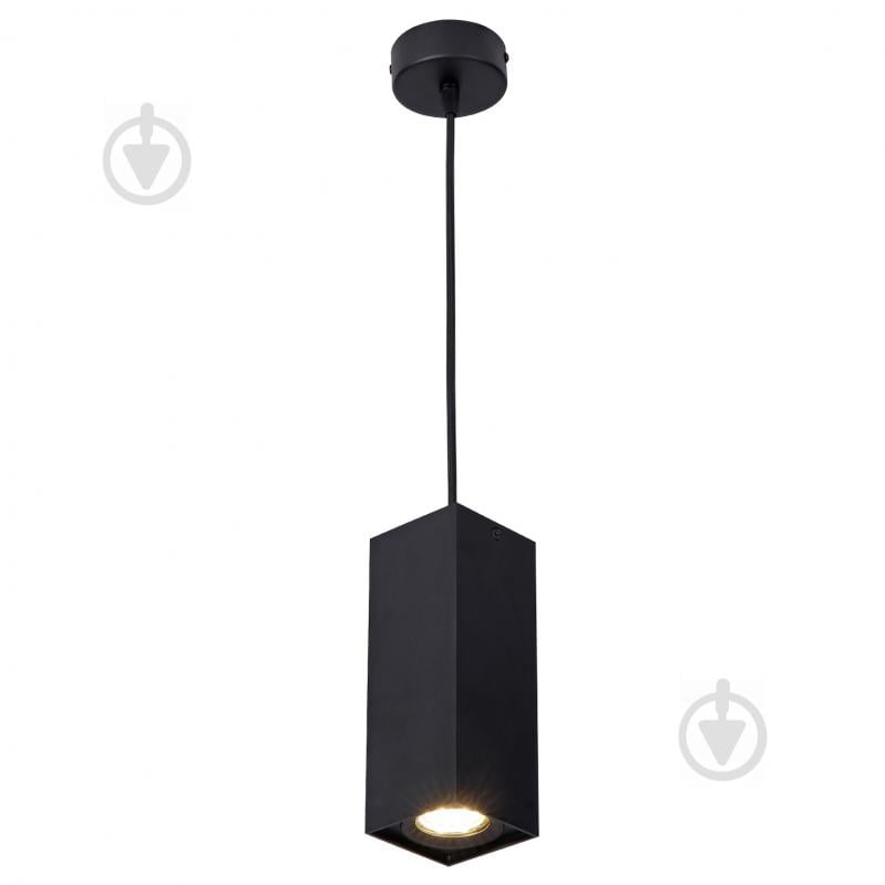 Світильник підвісний Victoria Lighting 1x50 Вт GU10 чорний Isa/SP1 black - фото 1