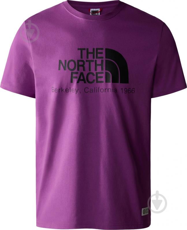 Футболка THE NORTH FACE M BERKELEY CALIFORNIA TEE- IN SCRAP MAT NF0A55GELV11 р.M фиолетовый - фото 1