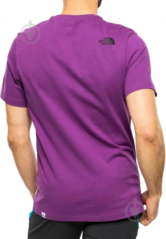 Футболка THE NORTH FACE M BERKELEY CALIFORNIA TEE- IN SCRAP MAT NF0A55GELV11 р.M фиолетовый - фото 4