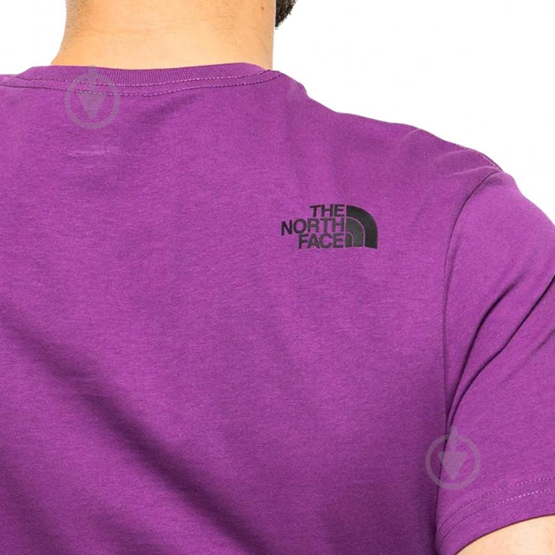 Футболка THE NORTH FACE M BERKELEY CALIFORNIA TEE- IN SCRAP MAT NF0A55GELV11 р.M фиолетовый - фото 5