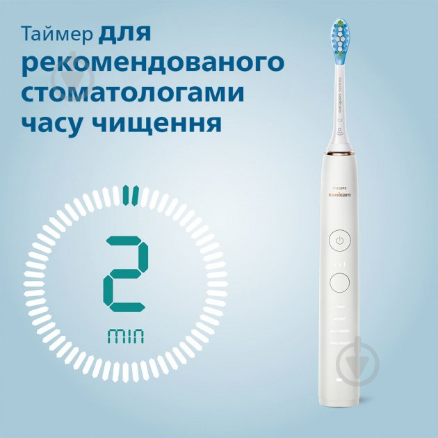 Набор электрических зубных щеток Philips Diamond Clean HX9914/55 - фото 9