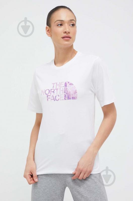 Футболка THE NORTH FACE W RELAXED EASY TEE NF0A4M5PIW81 р.L білий - фото 3