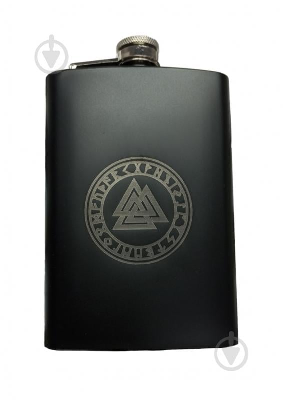 Фляга 4PROFI Валькнут в круге рун 9OZ 255 мл - фото 1 Фляга 4PROFI Валькнут в круге рун 9OZ 255 мл - фото 1