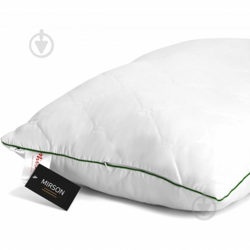 Подушка №1470 Eco Line Memory foam пружна MirSon 45x45 см білий - фото 3