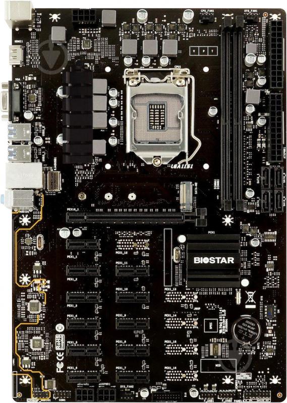 Материнська плата Biostar TB360-BTC PRO (Socket 1151, Intel B360, ATX) - фото 1