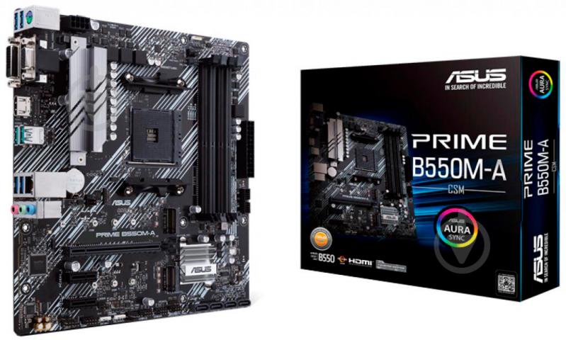 Материнская плата Asus PRIME B550M-A/CSM (Socket AM4, AMD B550, mirco ATX) - фото 7