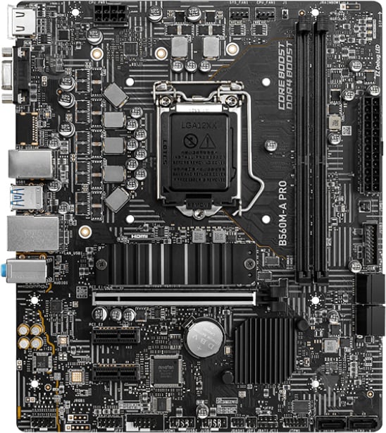 Материнська плата MSI B560M-A PRO (Socket 1200, Intel B560, mirco ATX) - фото 1