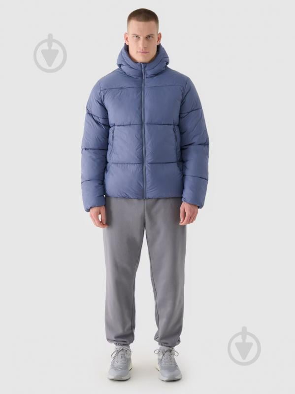 Пуховик чоловічий зимовий 4F DOWN JACKET M480 4FWAW24TDJAM480-32S р.XL синій - фото 7 Пуховик чоловічий зимовий 4F DOWN JACKET M480 4FWAW24TDJAM480-32S р.XL синій - фото 7