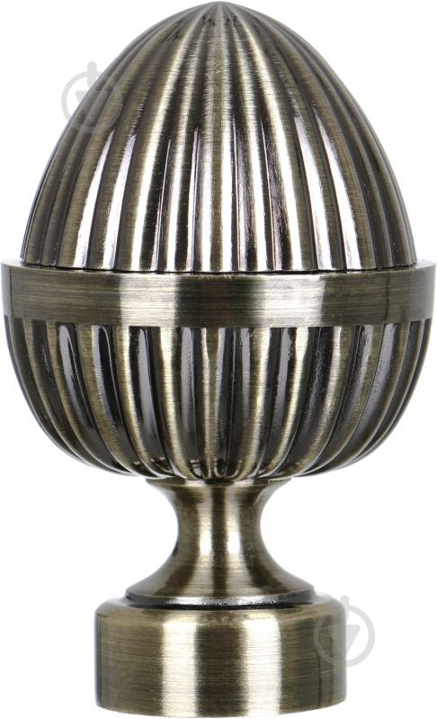 Комплект стельовий Cardinal Одеон подвійний d16 мм 200 см античне золото - фото 2 Комплект стельовий Cardinal Одеон подвійний d16 мм 200 см античне золото - фото 2