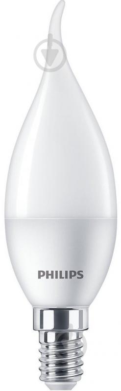 Лампа світлодіодна Philips ESSLEDCandle 6,5 Вт матова E14 220 В 2700 К - фото 1