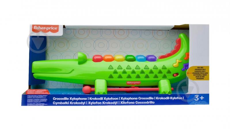 Ксилофон Fisher Price Яскравий крокодил 22282 - фото 3