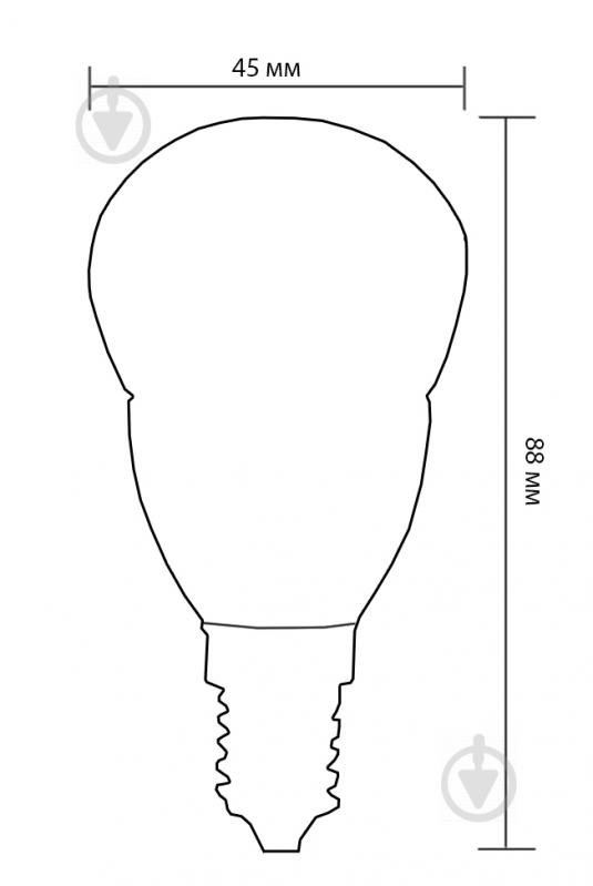 Лампа світлодіодна Philips ESS 6.5 Вт P45 матова E14 220 В 2700 К - фото 2