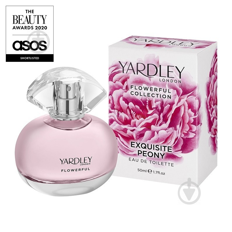 Туалетная вода Yardley Exquisite Peony 50 мл - фото 1