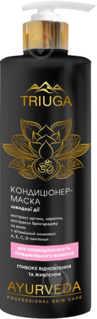 Маска-кондиціонер Triuga Herbal для пошкодженого та фарбованого волосся 500 мл - фото 1