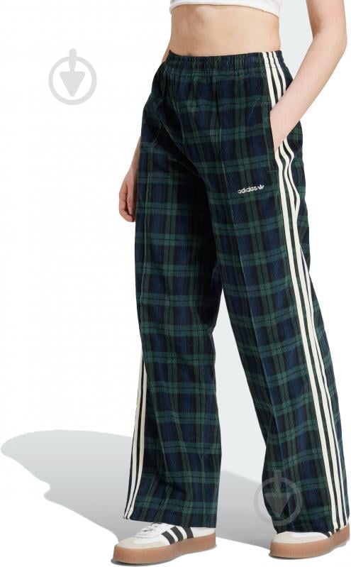 Брюки Adidas TARTAN PANT IX7415 р. M синий - фото 1