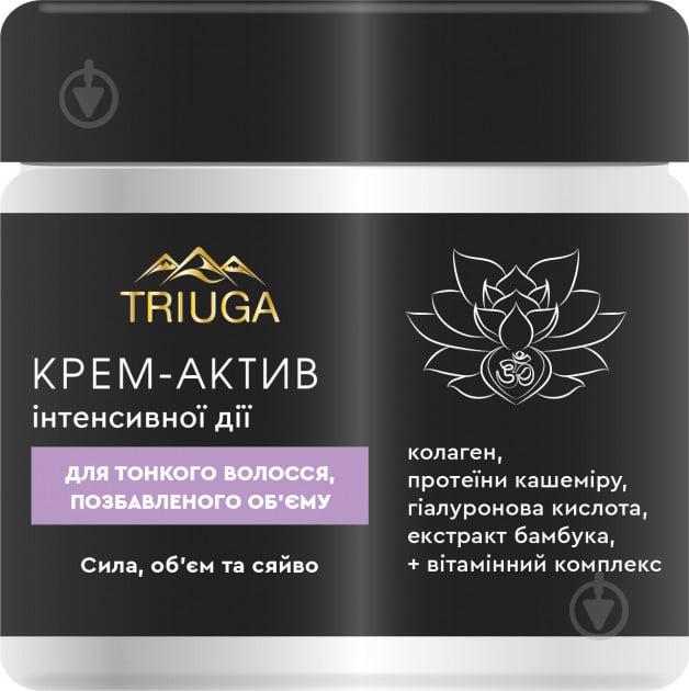 Крем Triuga Herbal актив для тонкого волосся Сила об'єм та сяйво 300 мл - фото 1