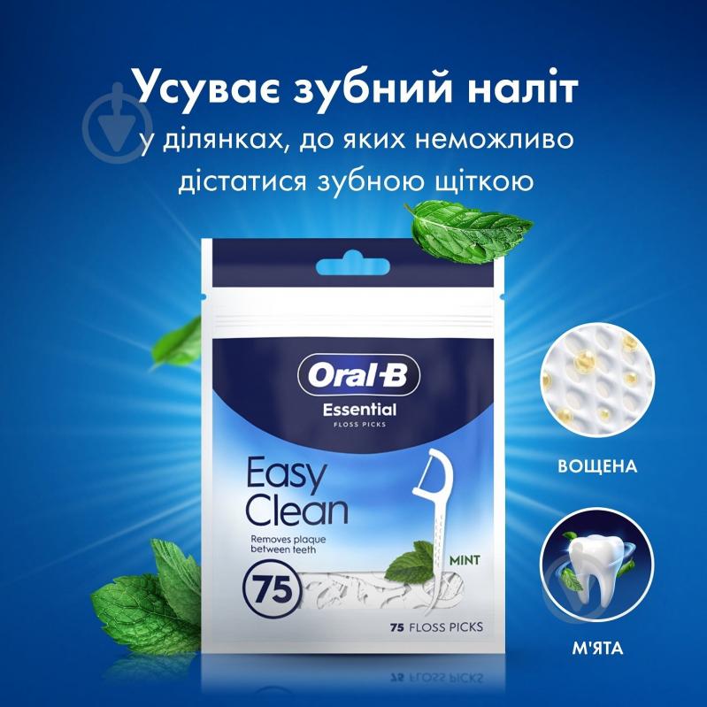 Флоссер Oral-B Essential Мятний 75 шт. - фото 3