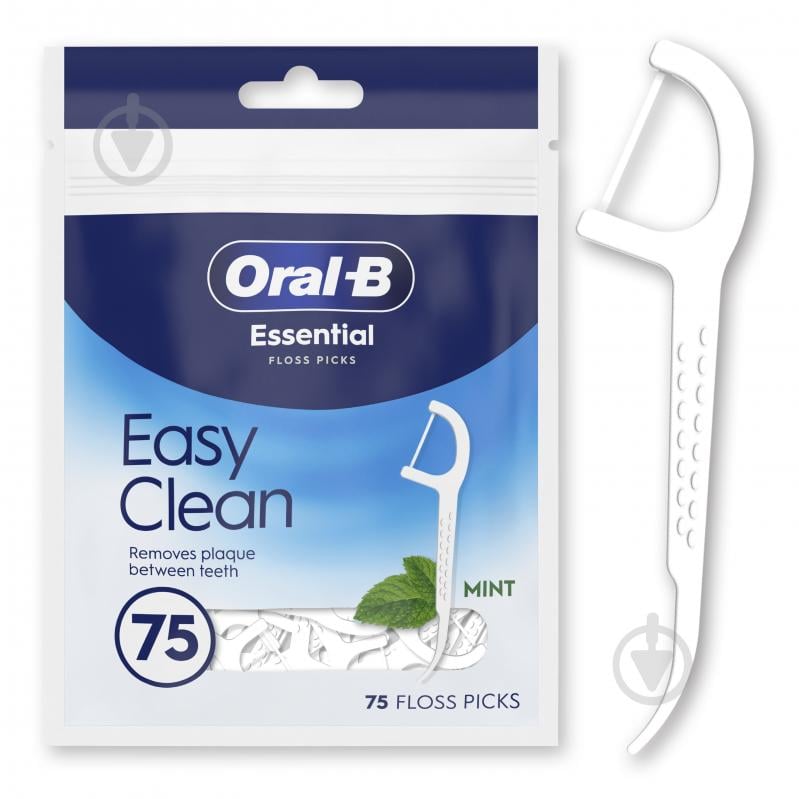 Флоссер Oral-B Essential Мятний 75 шт. - фото 1