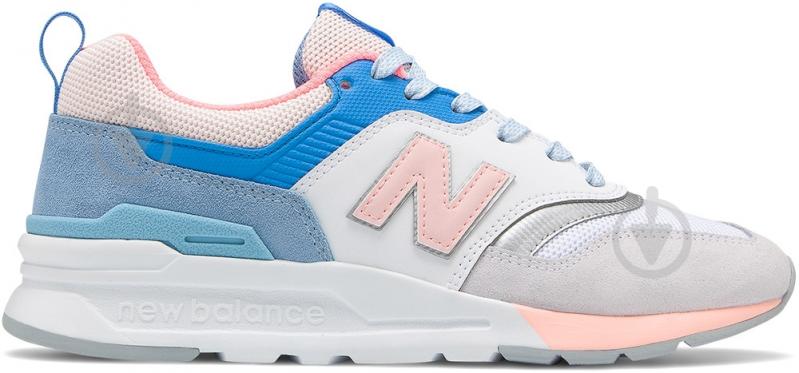 Кросівки жіночі демісезонні New Balance CW997HBC р.37 білі із рожевим - фото 1