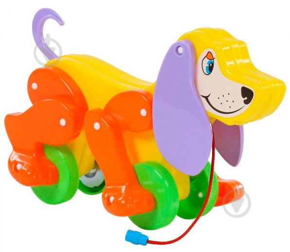 Игрушка Полесье Собака-каталка Боби 5434 - фото 7 Игрушка Полесье Собака-каталка Боби 5434 - фото 7