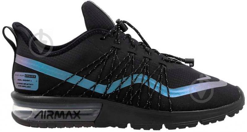 Кроссовки мужские демисезонные Nike AIR MAX SEQUENT 4 UTILITY AV3236-005 р.44,5 черные - фото 4