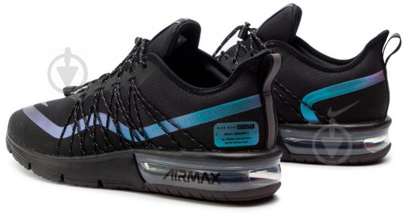 Кросівки чоловічі демісезонні Nike AIR MAX SEQUENT 4 UTILITY AV3236-005 р.45 чорні - фото 3